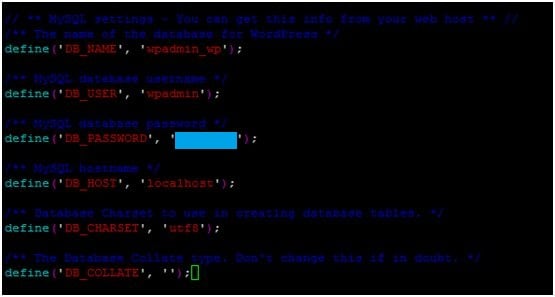 New config
