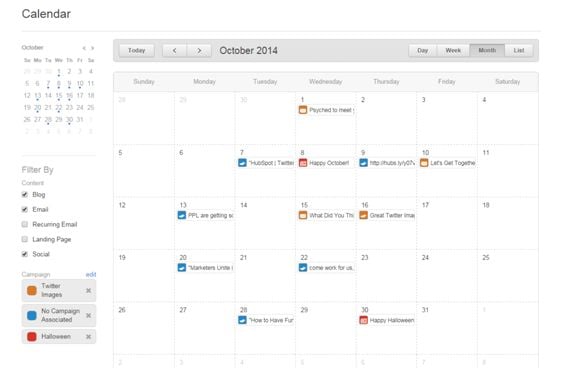 HubSpot Calendar