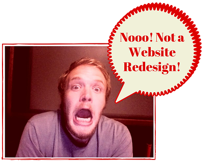 Scary Website Redesign