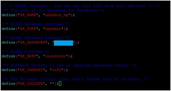New config