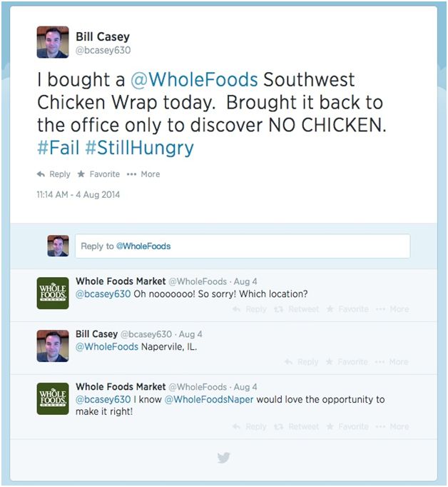 Whole Foods Tweets