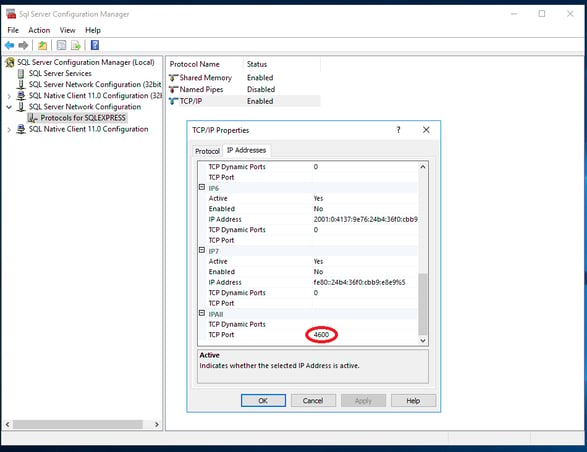 TCP Dynamic Ports