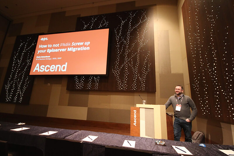 Chris Osterhout presents at Ascend