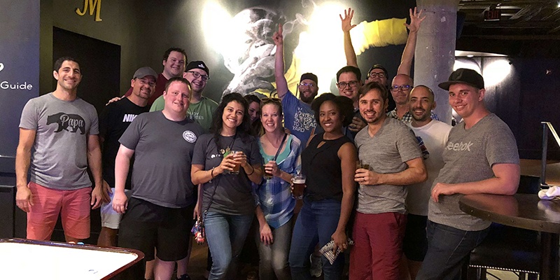 Developers pre-inbound meetup at Cheeky Monkey