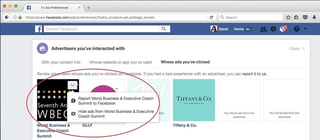 Facebook page