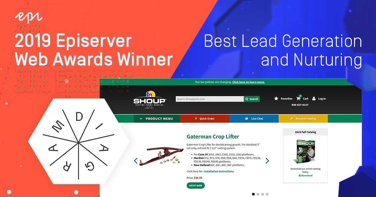 2019 Episerver Web Awards Winner