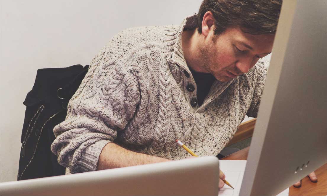 Designer at work