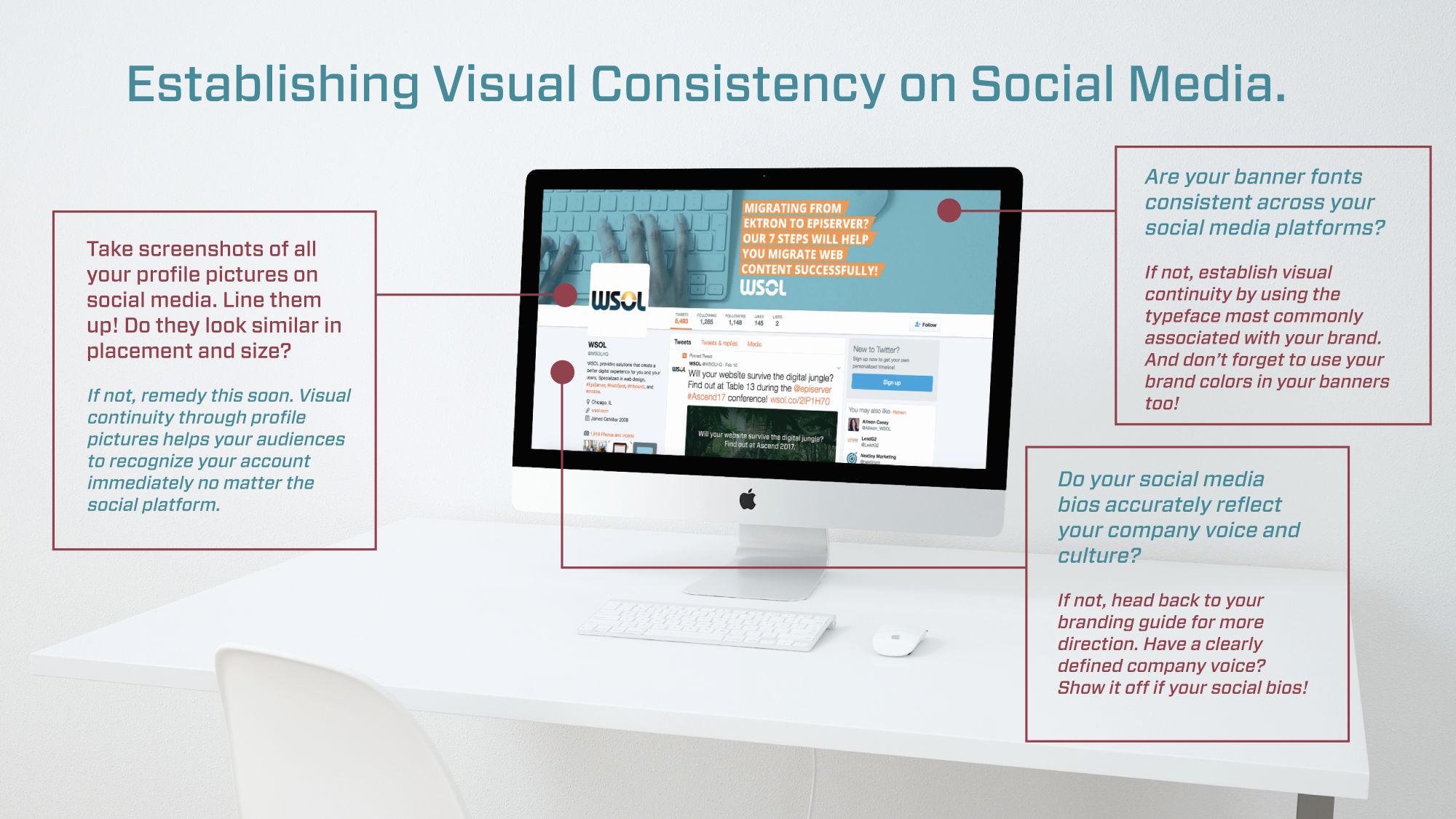 Establishing Visual Continuity on Social Media