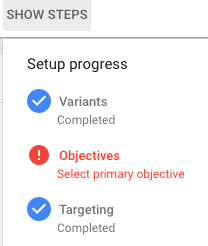 Scientific Method Steps with Google Optimize